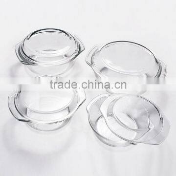 High Borosilicate Glass Crystal Pot Sets