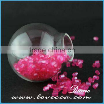 Make Glass Globe Wish Pendant ,Handblown Clear Glass Balls photo-3