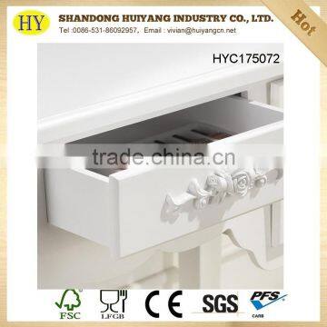 Custom Wooden Bedroom Dressing Table With Stool photo-5