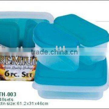 plastic food container storage box