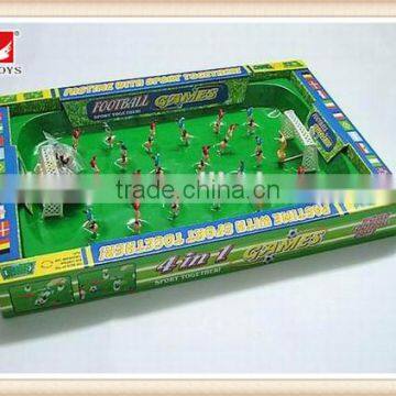 hot sale 4 in 1 plastic mini finger football game for promotion