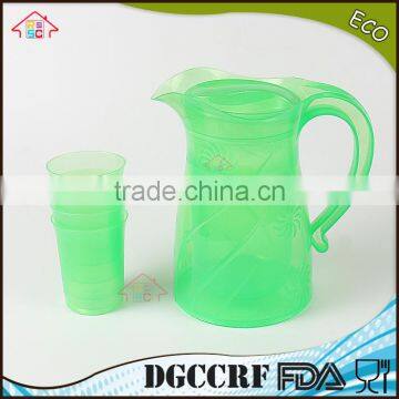 NBRSC Set of 5 Pcs Plastic PP Cold Water Kettle Cheap Water Jug Plastic Water Teapot Jug photo-4