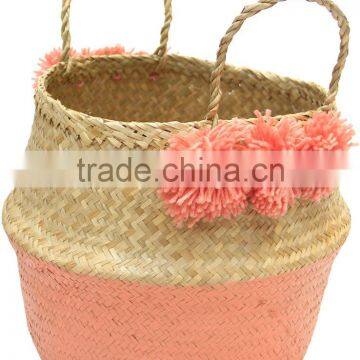 Belly seagrass storage baskets/ Laundry seagrass baskets