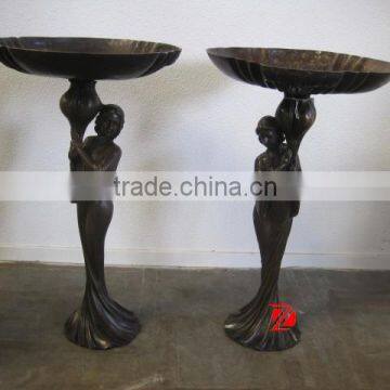 famous bronze fairy plate statues