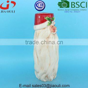 Table Centerpieces Christmas Decorations Santa Claus Flower Vase photo-2