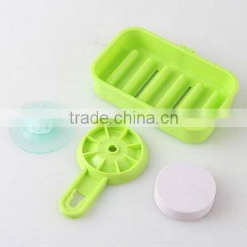 Plastic Strong Sucker Soap Box/soap Holder/wall Suction Soap Dish for Kitchen and Bathroom