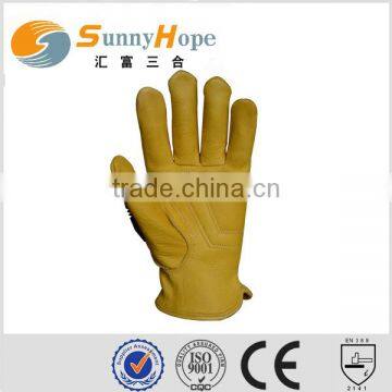 Fashion Mechanic Gloves TPR Leather Working Gloves photo-3