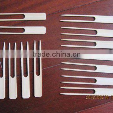 bamboo double prong skewers, bamboo double pronged skewers, bamboo skewers