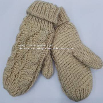 Паттернная перчатка, кабельная перчатка, вязаная перчатка photo-5