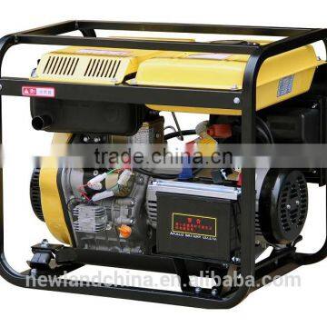 6kVA Air-cooled Open Frame Diesel Generator Single Phase Electric Starting photo-3