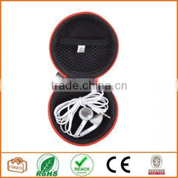 3 in 1 Pink Earphone Handsfree Hard EVA Case Plus Round Earphone Bag photo-3