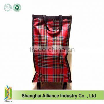 FOLDING SHOPPING BAG CART With WHEELS Nylon photo-2