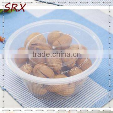 460ml Manufacture Disposable PET Plastic Salad Bowl With Lid photo-3