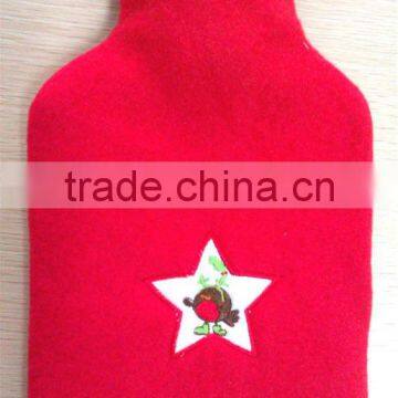 Red Knitted Hot Water Bottle photo-2