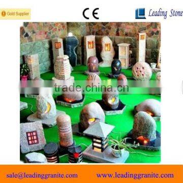 granite chinese stone lantern/garden led lantern