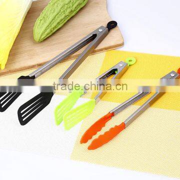 UJ16 9 Inch High Quality Stainless Steel Serving Tongs photo-4