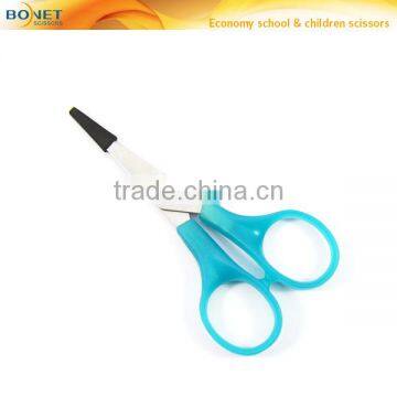 S71030TB 4-3/4" stainless steel school and student transparent blue scissor