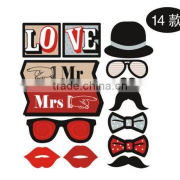 Funny mask board Wedding party photograohy shooting props fun props