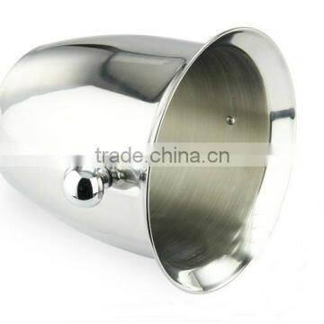 Customized Logo Printed Stainless Steel Ice Beer Bucket Champagne Bucket
