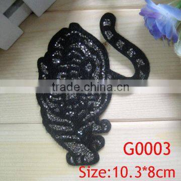 highest quality popular animal pattern hotfix Motif Elephant for garment