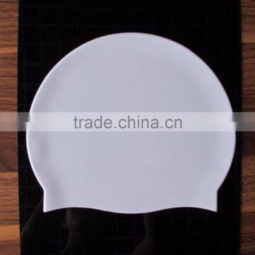 Customized Logo Printed Waterproof Silicone Swimming Cap for Long Hair photo-4