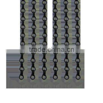 12mm black double hook size aluminum insect curtain chain