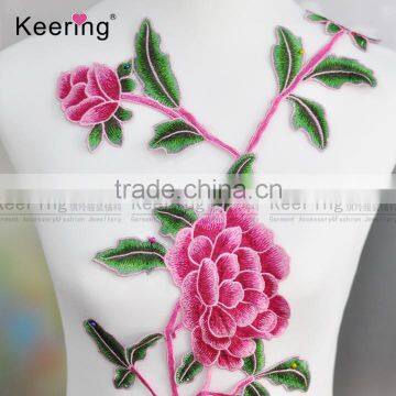 Factory Direct Wholesale Flower Decoration Clothing Embroidery Patch WEF-771 photo-4