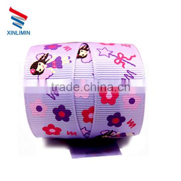 Wholesale Fancy Colorful Printed Sweet Cartoon Grosgrain Ribbon