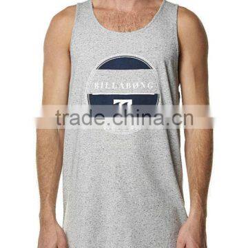 100% Cotton Custom Printed Mens Singlet