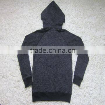 Men Hot Sale Stock Clothing Cheap Plain Zipper-up French Terry Hoodies photo-3