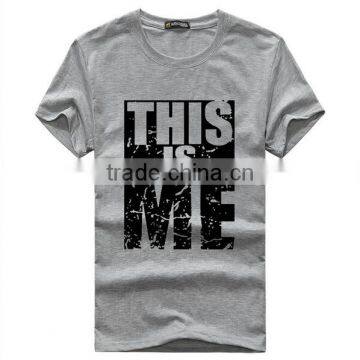 2016 This is me Summer Men T Shirt Casual Cotton Tee Shirt Men Short Sleeve Slim Fit T-Shirt Men O-Neck Tees