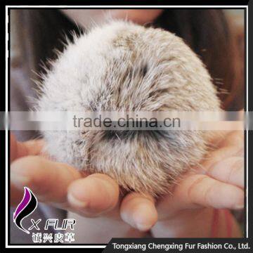 CX-R-49 Genuine Rabbit Fur Ball Keychain photo-3