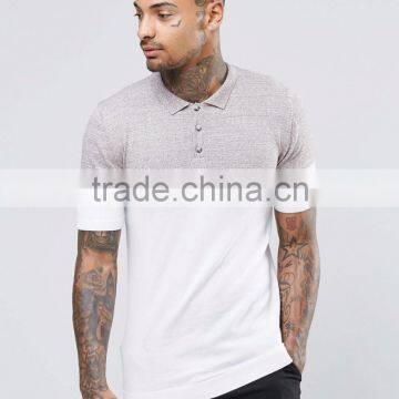 Wholesale Price High Quality Summer Custom Short Sleeve Contrast Color Cheap Mens Knit POLO Shirt photo-2