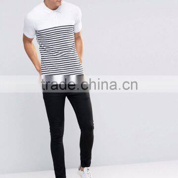China Fashion Clothing Manufacturer Summer Casual 180g 100% Cotton Short Sleeve Stripe Mens China Cheap Shirt photo-4