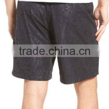 MGOO High Quality Floral Printed Mens Gym Shorts 100% Polyester Dry Fit Sport Pants With Mesh Lining photo-2
