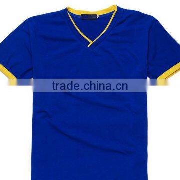Wholesale Short Sleeve Custom Polo V-neck T-shrts for Summer photo-6
