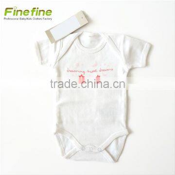 Hot Sale Baby Clothes 100% Cotton Kids Wear Unisex Custom Baby Romper photo-3