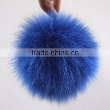 Myfur Light Blue Real Fox Fur Pompom Wholesale Animal Fur Accessory photo-5