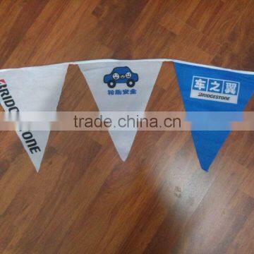 high quality polyester design bunting flag
