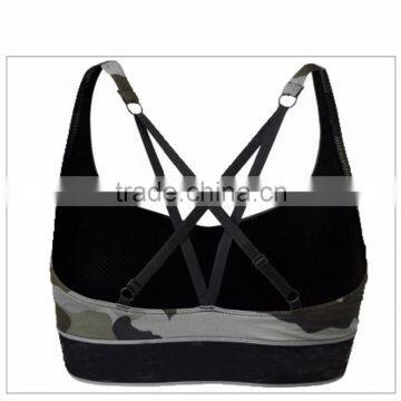 Custom Sublimation Sports Bra Girls Underwear Bra New Design OEM Bra photo-4