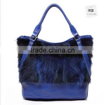 High Quality Fox Fur Lady Shoulder Bag photo-2