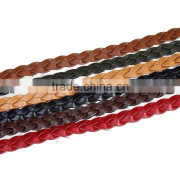 Red Braiding PU Leather Rope for Women photo-2
