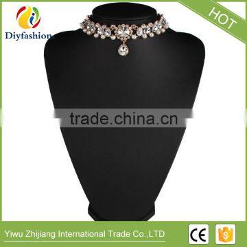 Hot Boho Collar Choker Drop Crystal Beads Necklace Vintage Statement Beads Neck Jewelry photo-3