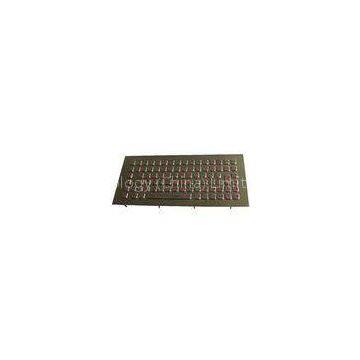 IP65 dynamic vandal proof industrial stainless steel backlight pc keyboard with functional keys