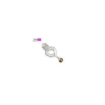 Vibrating Cock Rings Vibrating Bullet Stretchy , Penis Extensions