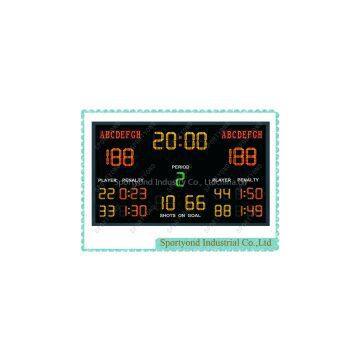 Electronic Hockey Scoreboards