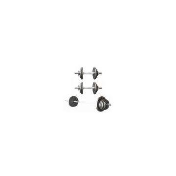 1'' Baked Paint Barbell Plate 160LBS Set