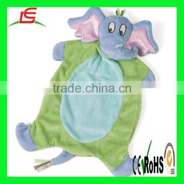 D322 EN71 custom stuffed plush elephant baby cute animal blanket