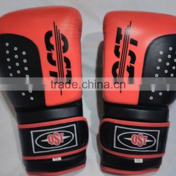 Leather Gel Boxing Gloves Fight,Punch Bag MMA Muay thai Grappling Pad Kick B