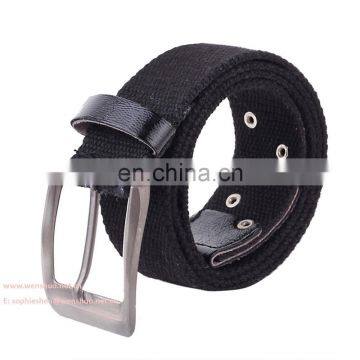 2015 New Leather Canvas Belt With Alloy Pin Buckle photo-2
